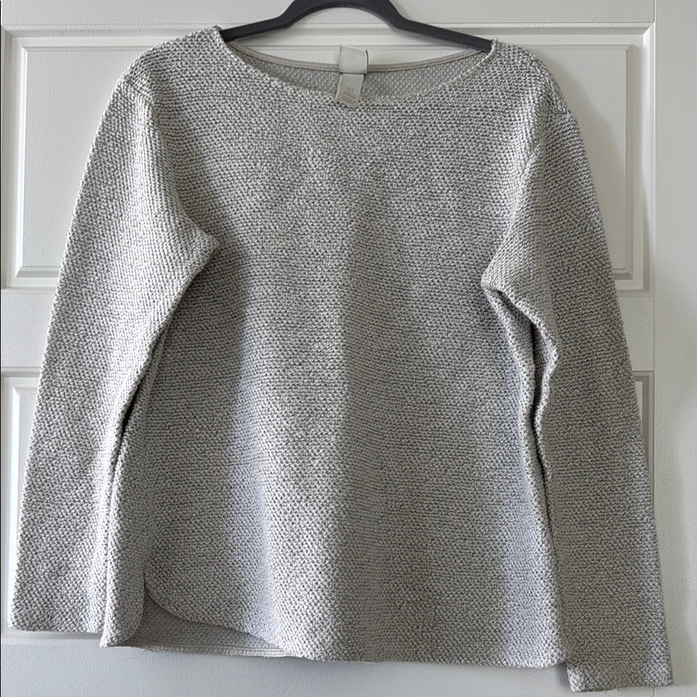 H&M Light Gray Knit Top